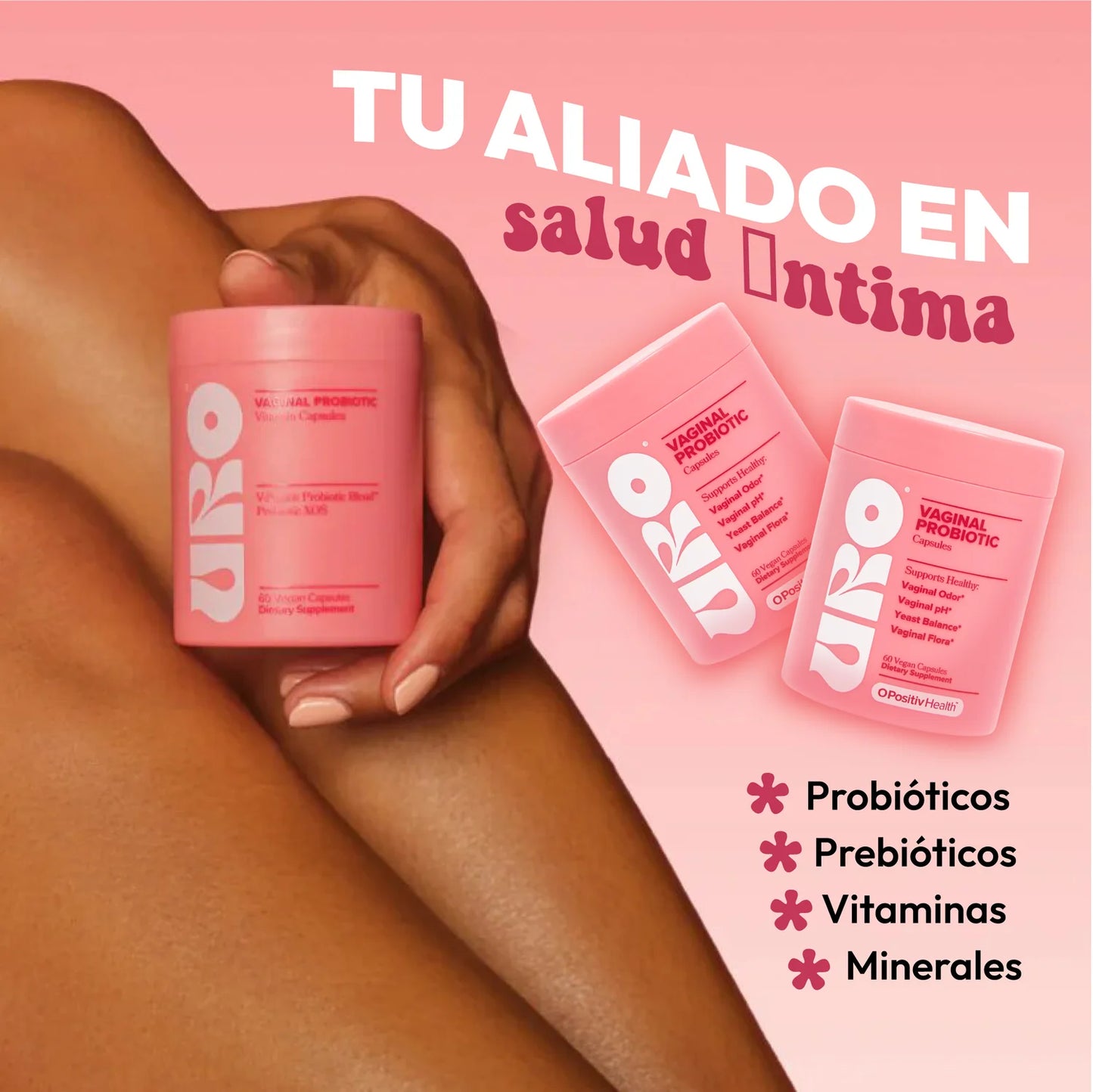 URO VAGINAL PROBIOTICS PARA LA SALUD VAGINAL DE LAS MUJERES, EQUILIBRIO DEL PH