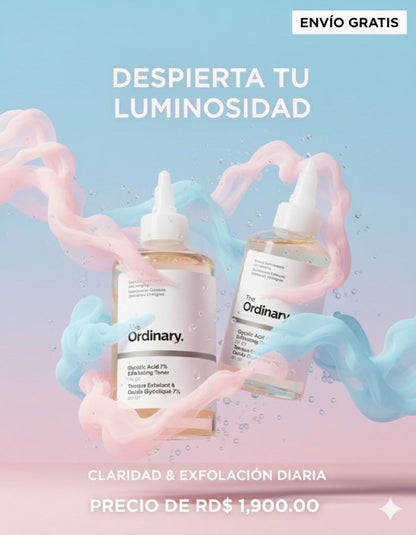 Tóner exfoliante de ácido glicólico THE ORDINARY