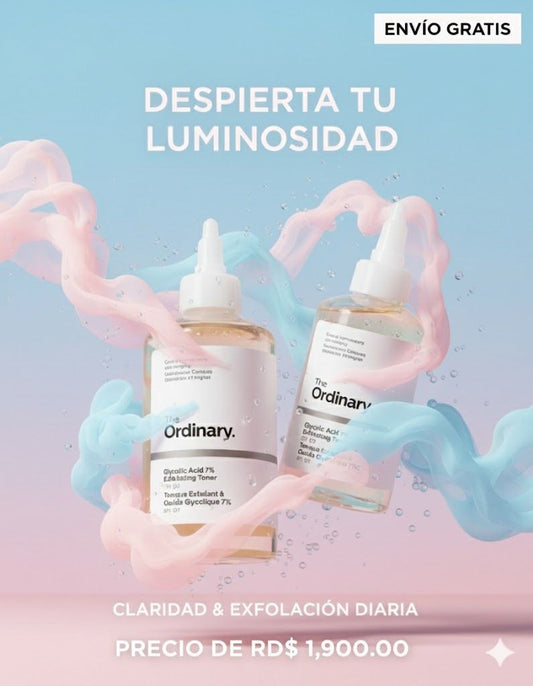 Tóner exfoliante de ácido glicólico THE ORDINARY