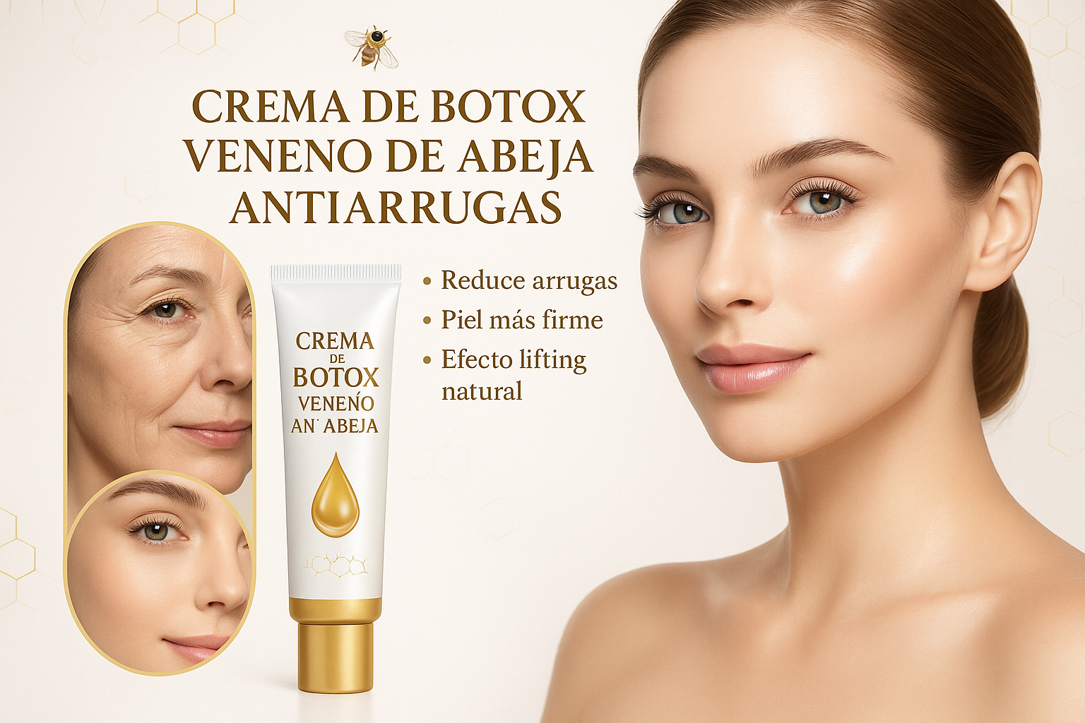 Anuncio Crema Botox Veneno de Abeja