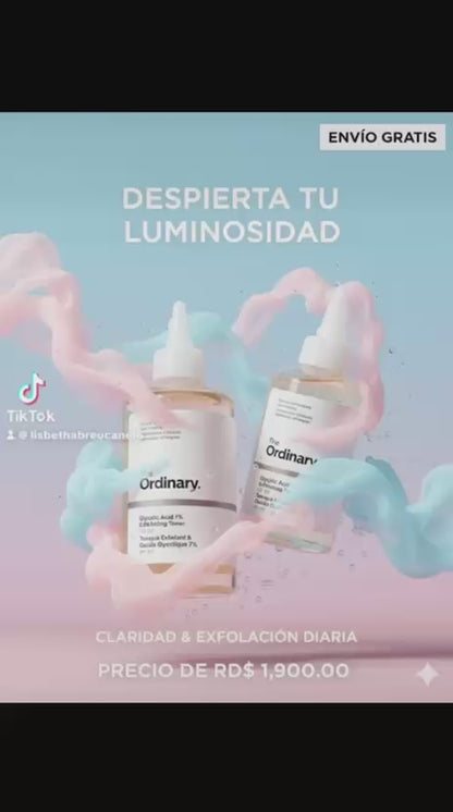 Tóner exfoliante de ácido glicólico THE ORDINARY